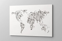 Obraz na stenu 3d mapa sveta, world map